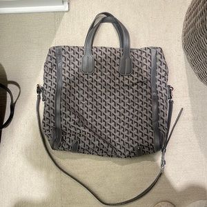 GOYARD Voltaire tote bag in grey.